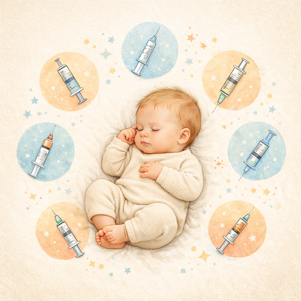Losse vaccinatie baby