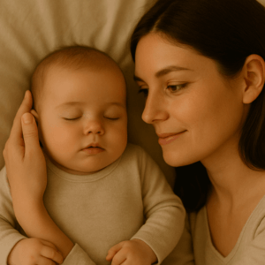 Slapen in verbinding tumbail alerte baby slapen